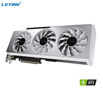 Zilveren GIGABYTE GeForce RTX 3070 Ti-Visieoc 8G rtx van Graphic Card van de Kleurenmijnwerker grafische kaart 3070