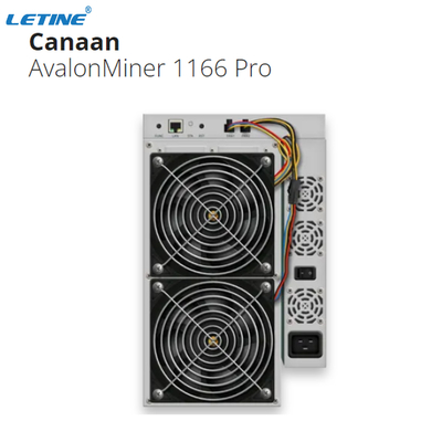Crypto BTC van SHA 256 de Interface van Th 3400W Ethernet van Mijnwerkerscanaan avalon 1166pro 81