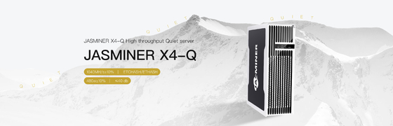 Jasminer x4-q 3U Standaardmijnwerker 1040mh 480W 40db EtHash Algo Verborgen het Opzetten Oren