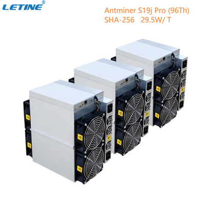 De Mijnwerker Bitmain Antminer S19j Pro 96Th 29.5W/T van de Ethernetinterface BTC Asic