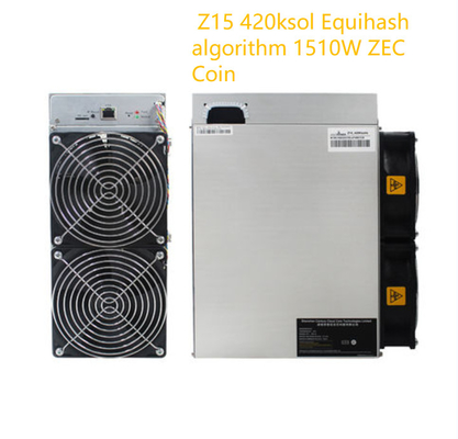 De Machine van de het Muntstukmijnbouw van het Equihashalgoritme ZEC Bitmain Antminer Z15 420ksol 1510W