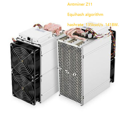 ZEC munt het Algoritme van Used Bitmain Antminer Z11 135ksol Equihash van de Tweede Handmijnwerker