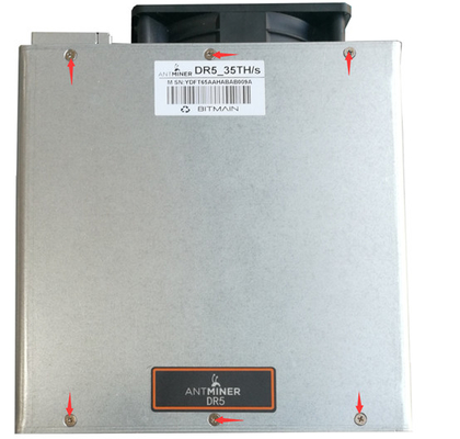 Blake256R14 de Mijnwerker Bitmain Antminer DR5 vijfendertigste 1610W van het Algoritmedcr Muntstuk