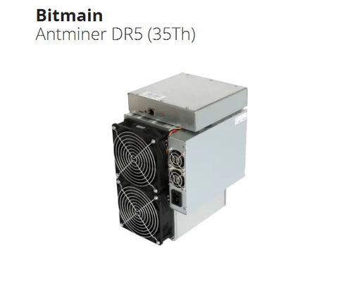 Blake256R14 de Mijnwerker Bitmain Antminer DR5 vijfendertigste 1610W van het Algoritmedcr Muntstuk