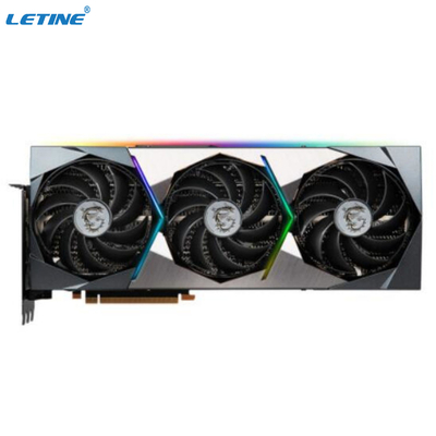 3 ventilatorsmijnwerker Graphic Card RTX 3090TI Msi SUPRIM X 24GB GDDR6X 384 Beetje 480W