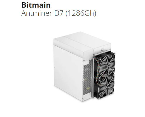 Het Algoritme Hashrate 1.286Th/S 3148W van de Antminerd7 1286Gh BTC Asic Mijnwerker X11