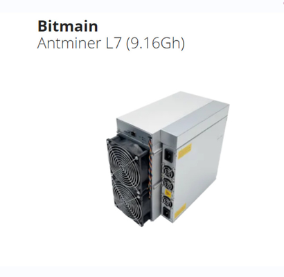 De Mijnwerker Bitmain Antminer L7 9500mh 9300mh 9050mh van Dogecoin Litecoin van het Scryptalgoritme