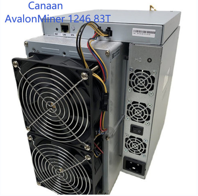 Avalon 1246 de Mijnwerker Machine SHA 256 Algoritme Voordelige 38W van 83T Bitcoin per T