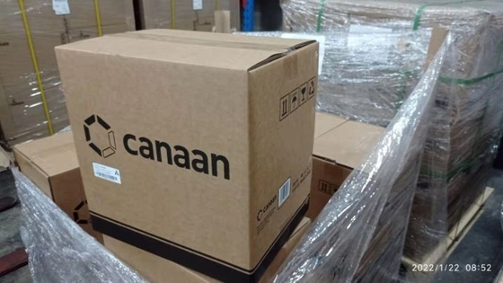 A124687t BTC Asic Mijnwerker Canaan Avalon 1246 het Algoritme van 87T SHA 256