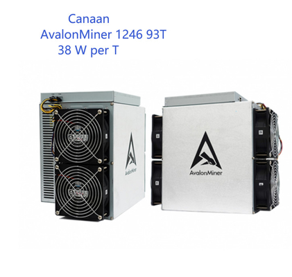 1246 93T Canaan Avalonminer SHA 256 Algoritme 38W per de Mijnwerker A1246 93T van T BTC Asic