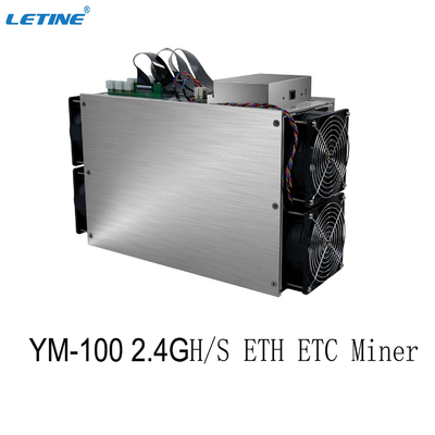 Ym-100 Asic ETH de Mijnbouwmachine 2400MH 2200M 2100M Blockchain Miner van Mijnwerkersethash algorithm crypto Ethereum