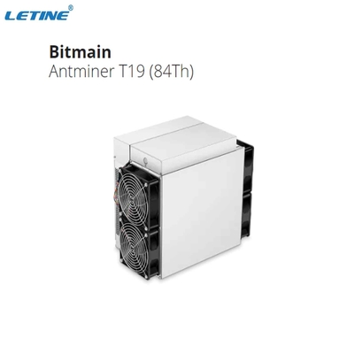 Voorraad Antminer T19 achtentachtigste 84TH Bitmain sha-256 de Mijnwerker van Bitcoin BTC